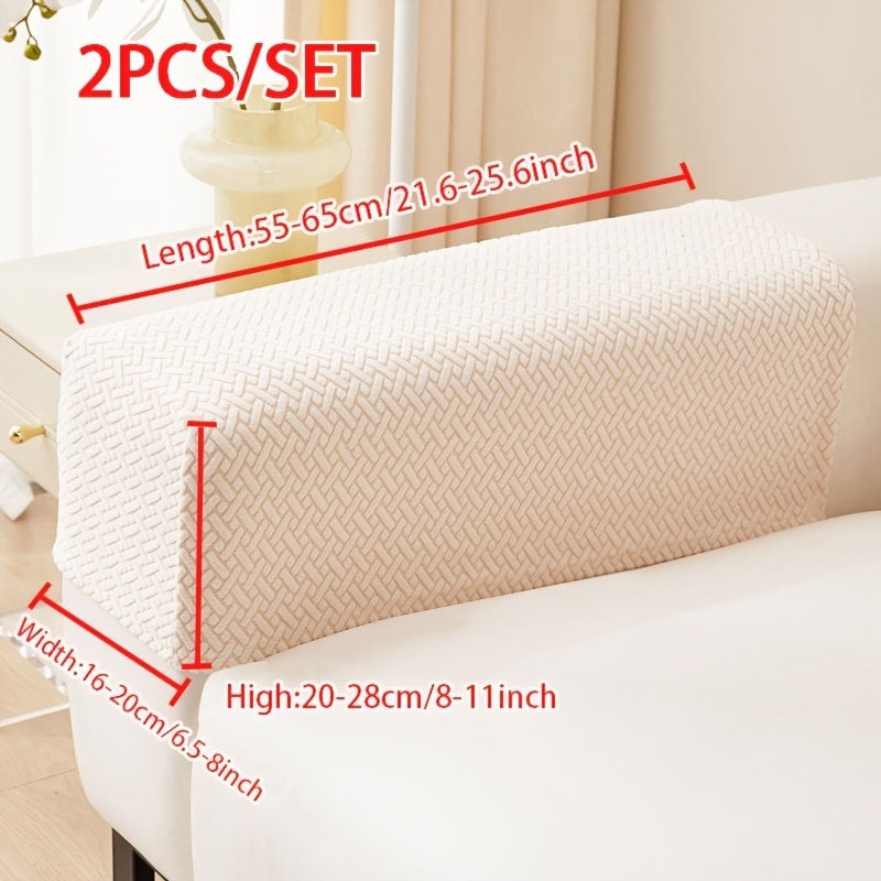 Sofa Cover Sectional Panel Options for Single to 4 Seats, Chaise, Armrest Pair or Backrest in Five Colors