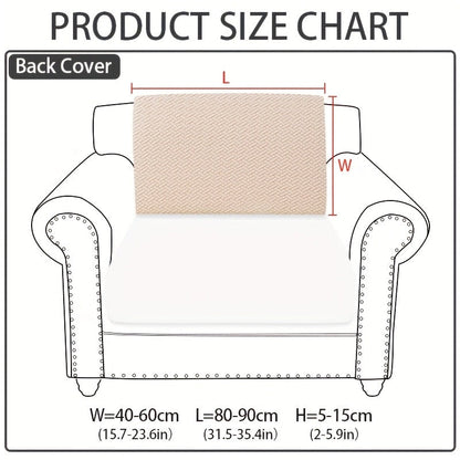 Sofa Cover Sectional Panel Options for Single to 4 Seats, Chaise, Armrest Pair or Backrest in Five Colors