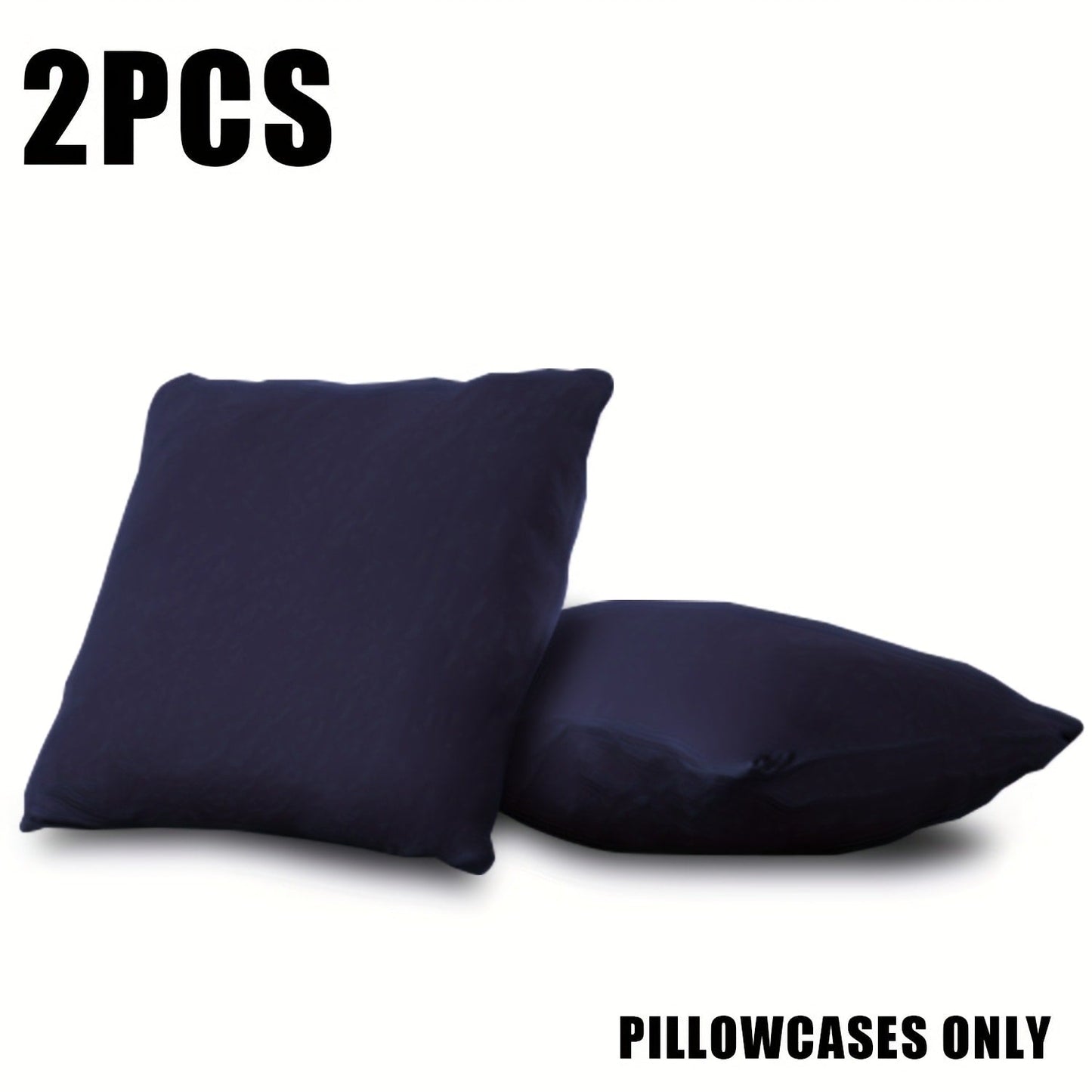 Sofa Cover Solid-Color Fitted Slipcover Options for 1, 2, 3 or 4-Seater Sofas and Separate Pillowcase