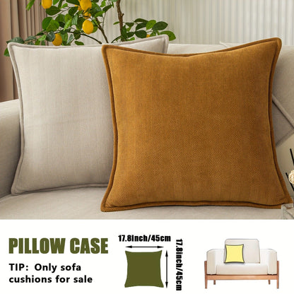 Sofa Cover Ribbed Chenille Stretch Panels for 1 to 4 Seats, Armrests or Cushions with Model-Specific Size and Color Options