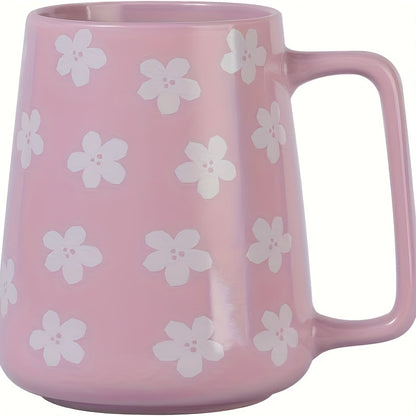 Large Ceramic Coffee Mug 24oz with Big Handle, Microwave & Extra Large Tea Cup for Entryways, Bedrooms and Living Spaces