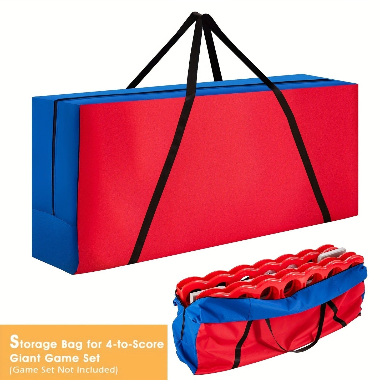 Jumbo 4 in a Row Game Storage Bag Carrying Bag for Giant Connect 4 Game Set Oxford Cloth for Entryways, Bedrooms and Living Spaces