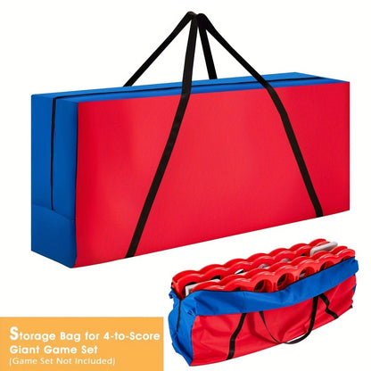 Jumbo 4 in a Row Game Storage Bag Carrying Bag for Giant Connect 4 Game Set Oxford Cloth for Entryways, Bedrooms and Living Spaces