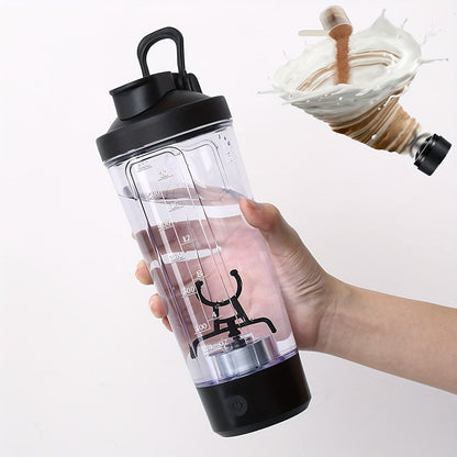 Electric Protein Shaker Bottle 24oz USB Rechargeable Self Stirring Blender Cup Portable Gym for Entryways, Bedrooms and Living Spaces