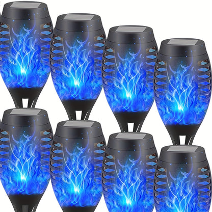 Solar Torch Lights Flickering Flame Outdoor, Dancing Flame Solar Garden Lights, Landscape Pathway Torch for Garden
