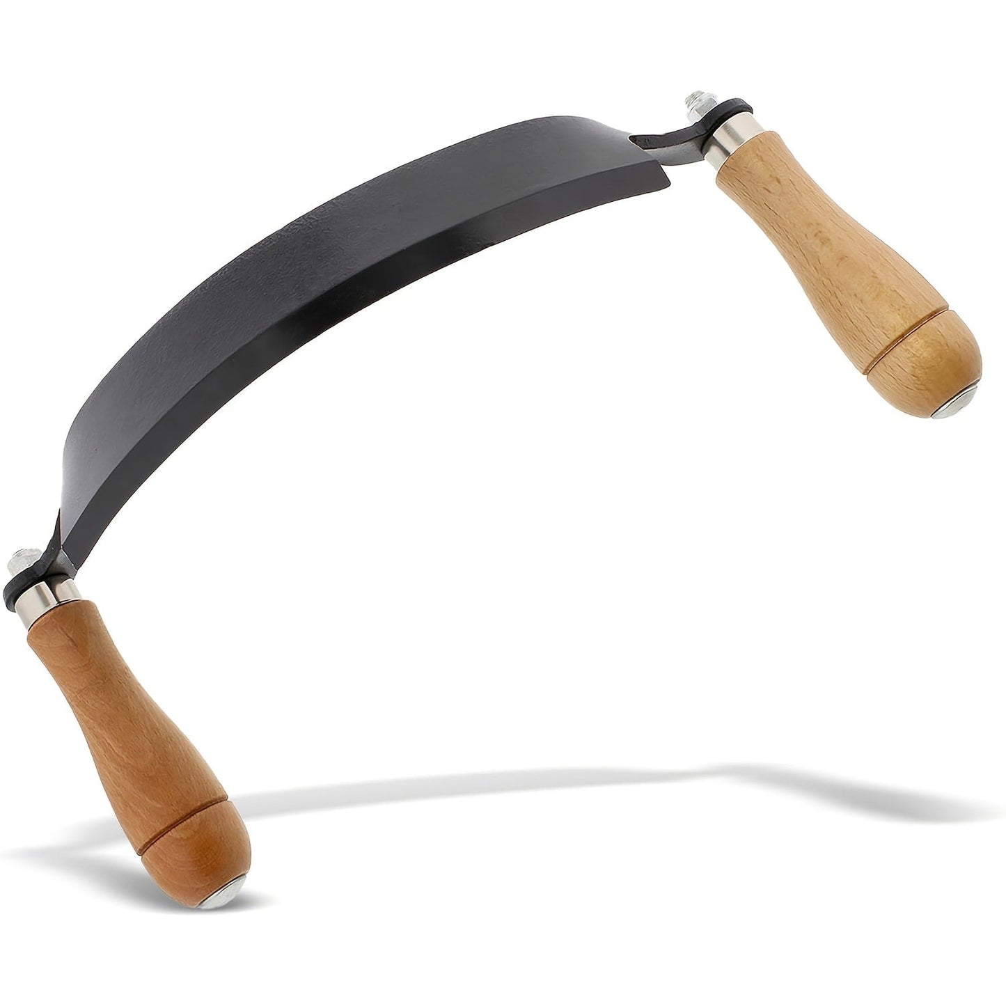 Draw Knife Woodworking Tool Curved, 5" 8" 10" Drawknife Debarking Shave Tool with Ergonomic Handle, Wood Bark Stripper for Timber Framing