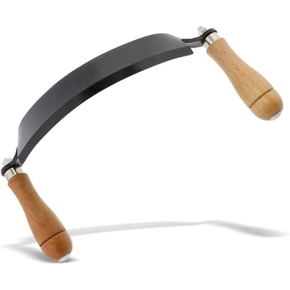Draw Knife Woodworking Tool Curved, 5" 8" 10" Drawknife Debarking Shave Tool with Ergonomic Handle, Wood Bark Stripper for Timber Framing