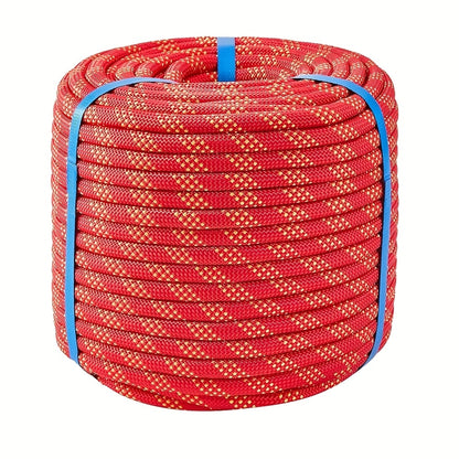 Double Braided Nylon Rope 1/2 Inch Polyester, 100ft 150ft 200ft Multi-Color for Anchoring Towing Cargo Sailing Dock Lines & Outdoor Use