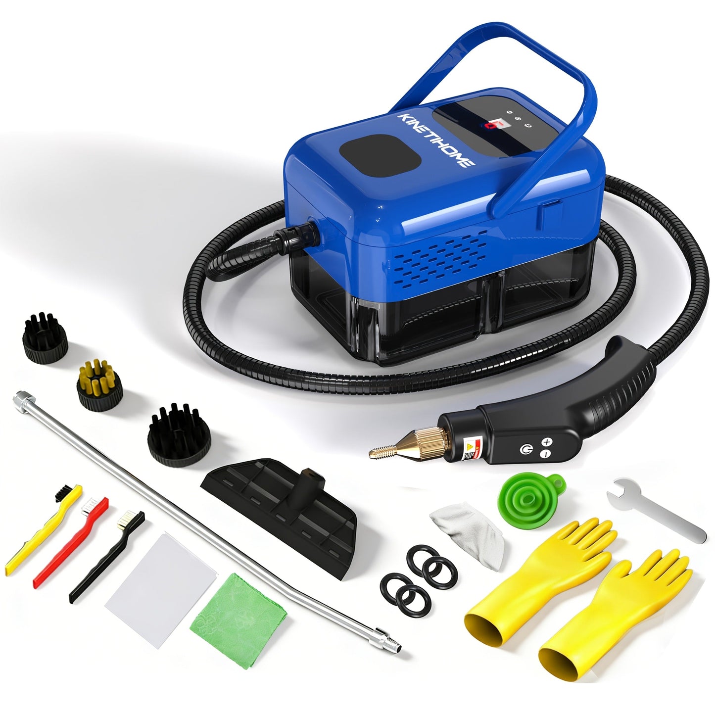 Steam Cleaner Handheld High Pressure Portable, Deep Clean for Kitchen Grease Range Hood Sofa Tile Grout Car AC Washing Machine