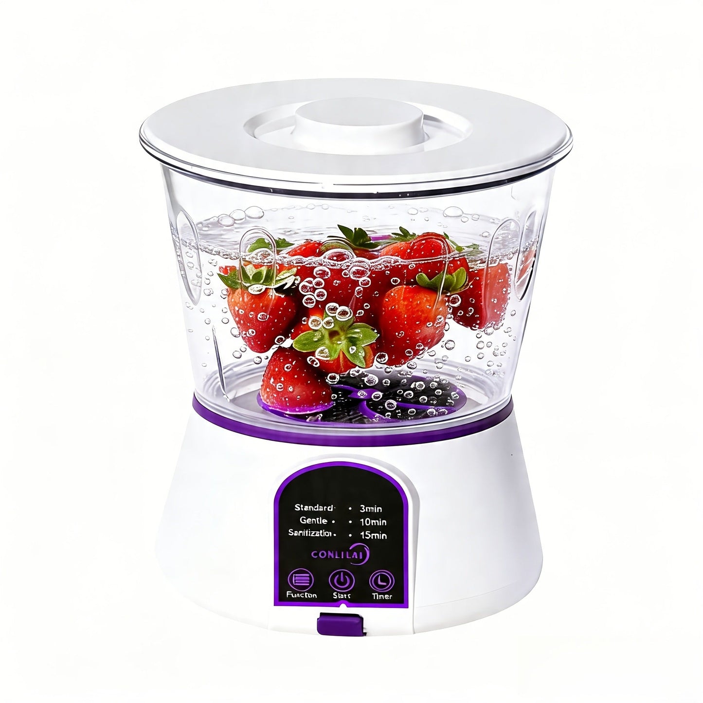 Fruit and Vegetable Cleaner Machine Ultrasonic Purifier Multifunctional Household Food Cleaning for Garden, Yard and Pest Management