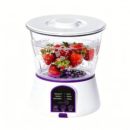 Fruit and Vegetable Cleaner Machine Ultrasonic Purifier Multifunctional Household Food Cleaning for Garden, Yard and Pest Management