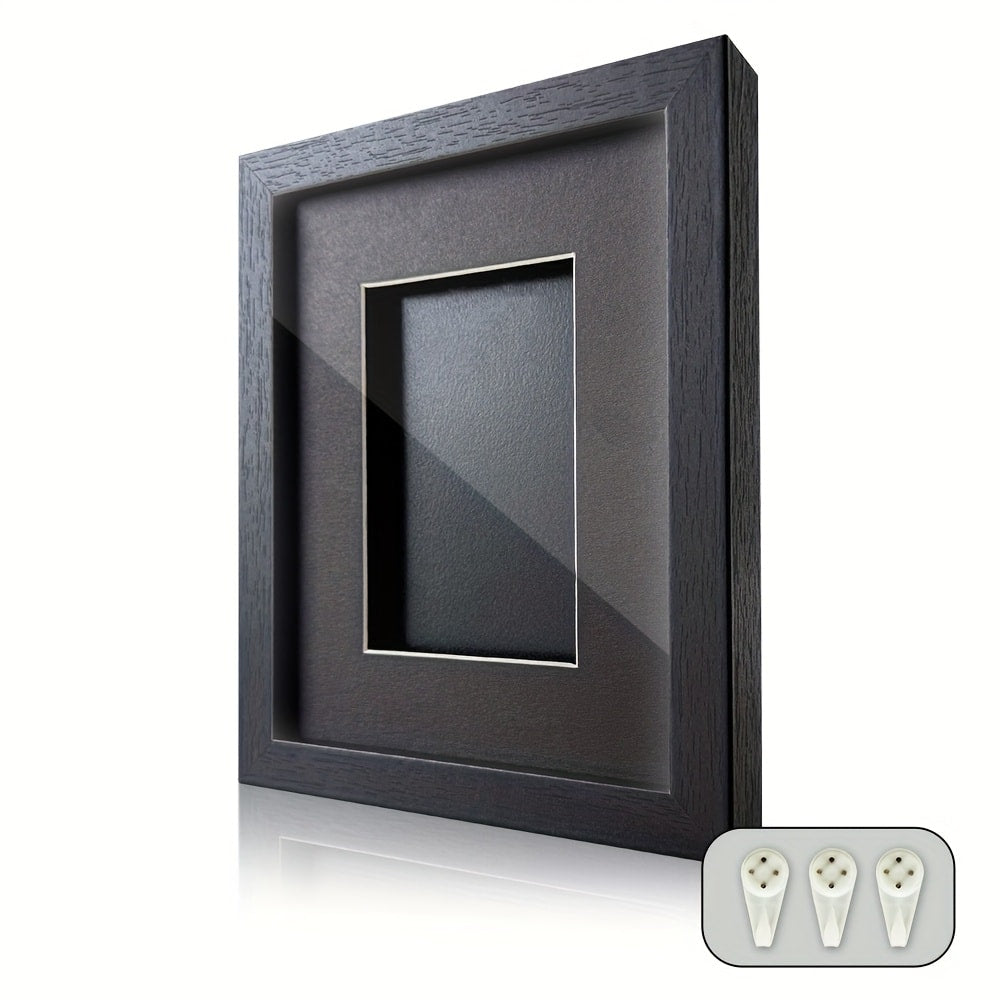Trading Card Display Case Wall Mounted Wood Frame – Pokemon TCG Sports Cards 35–360pt Compatible, 1/2/4/6/10 Grid Options