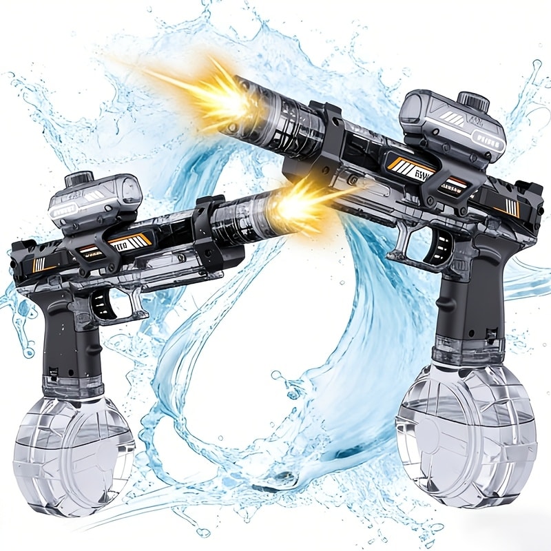 Kids Electric Water Gun with Sound Effects for Ages 3-6 – Automatic High Capacity Squirt Blaster Long Range