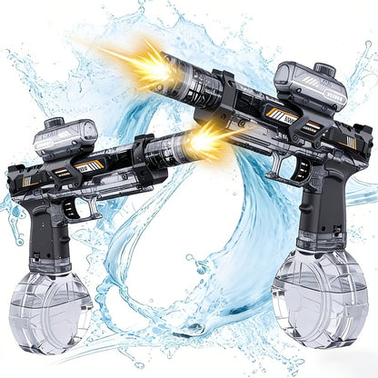 Kids Electric Water Gun with Sound Effects for Ages 3-6 – Automatic High Capacity Squirt Blaster Long Range