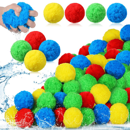 Water Polo Balls Bulk Set 80 Pack for Pool Games & 4-Piece Mini Water Gun with the Listed Color, Size or Set Options for Everyday Use
