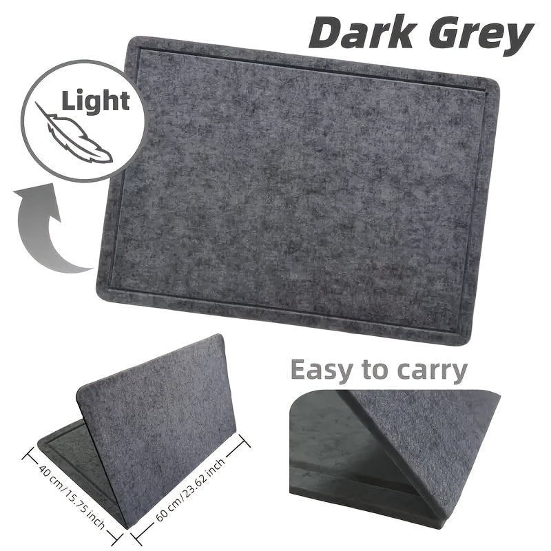 Gray Puzzle Board Collection with 1000- or 1500-Piece Sizes, Drawer and No-Drawer Options in Five Models