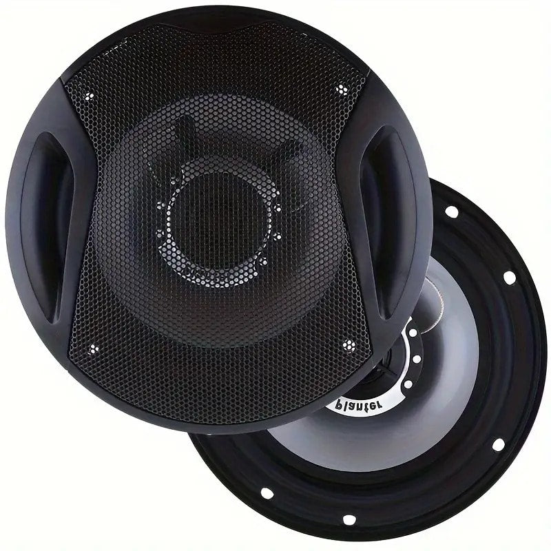6.5 Inch 400W Car Coaxial Speakers HiFi Full Range – Rubber Edge, Strong Magnet, Universal Fit for Ford Chevy Toyota Honda