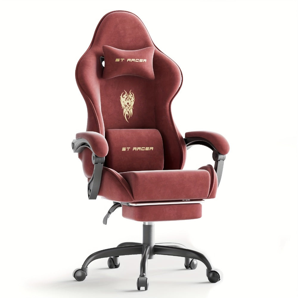 Velvet Gaming Chair, Ergonomic Video Game Chair for Comfortable Everyday Seating detail image - detail view 25