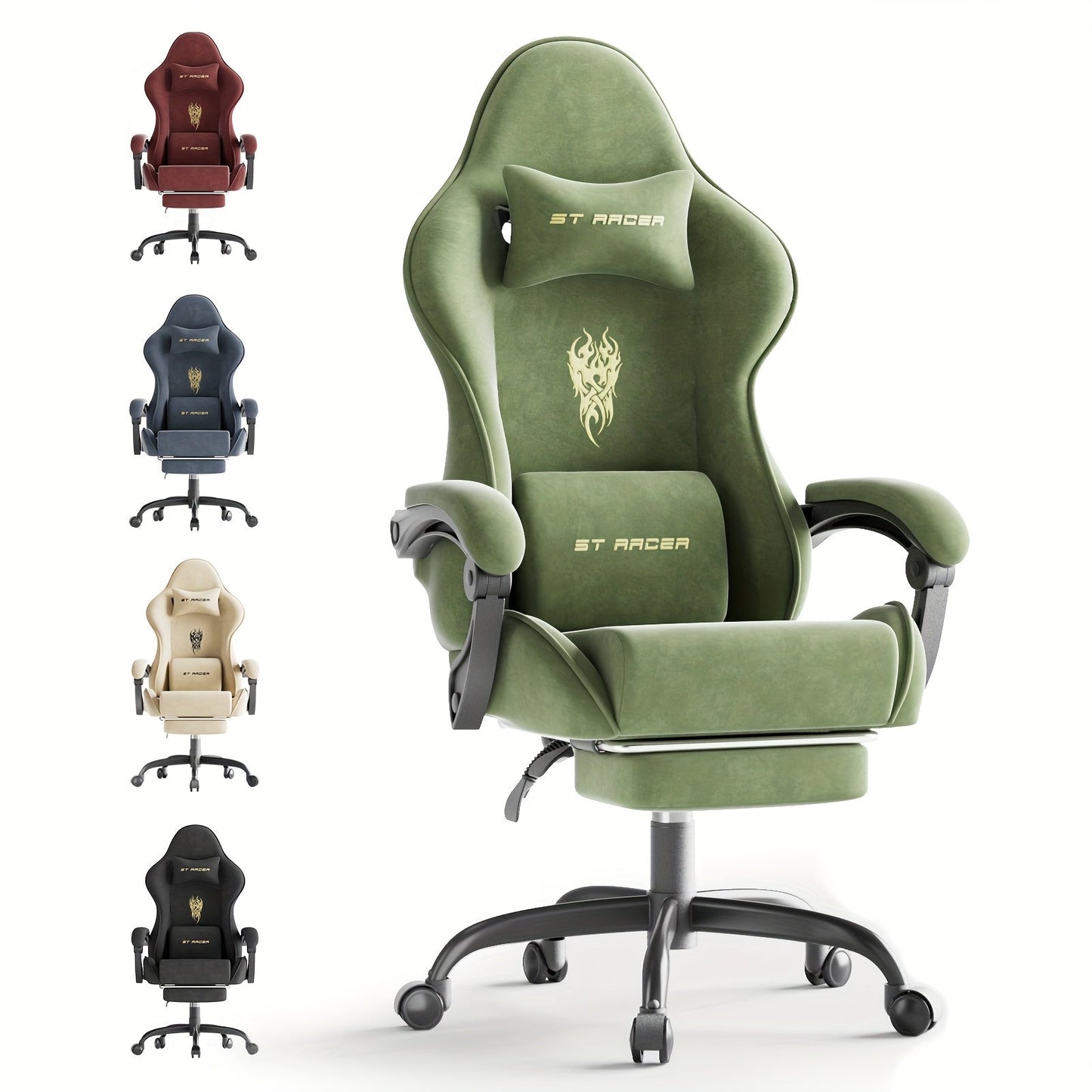 Gaming Chair shown in the Green option