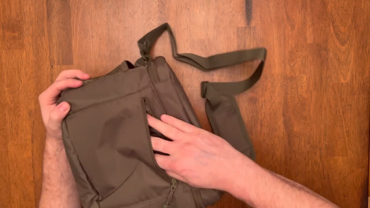 13L Tactical Lunch Bag Tote with MOLLE Front Panel, Multiple Pockets, Shoulder Strap and Three Colors
