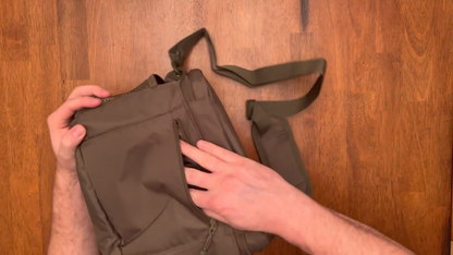 13L Tactical Lunch Bag Tote with MOLLE Front Panel, Multiple Pockets, Shoulder Strap and Three Colors