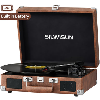 Vinyl Record shown in the Brown Black option