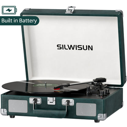 Vinyl Record shown in the Green option