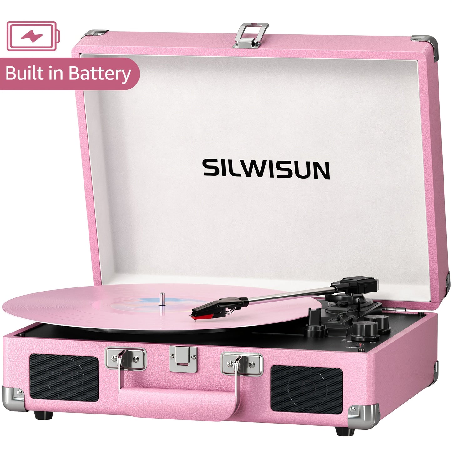 Vinyl Record shown in the Pink Black B option