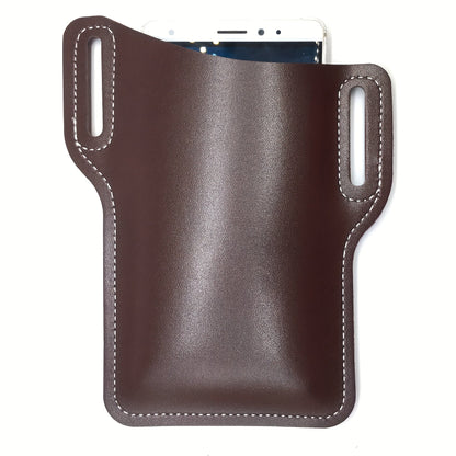 Waist Bag – 7 Inch, Cowhide Leather Phone Waist Belt – front view - product view 14