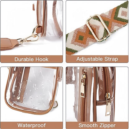 Waist Bag – Clear, Transparent, Adjustable Strap – detail view 14