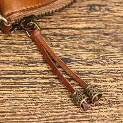 Waist Bag – Genuine Cowhide Key Holder Zippered – detail view 10