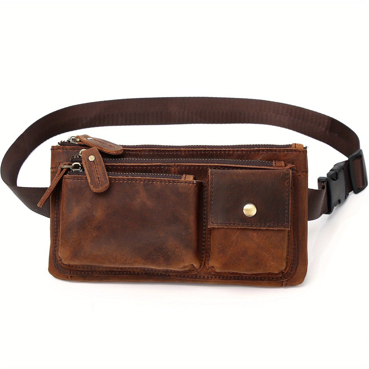 Waist Bag – Genuine Leather, Genuine Leather Waist Vintage Crazy – detail view 40