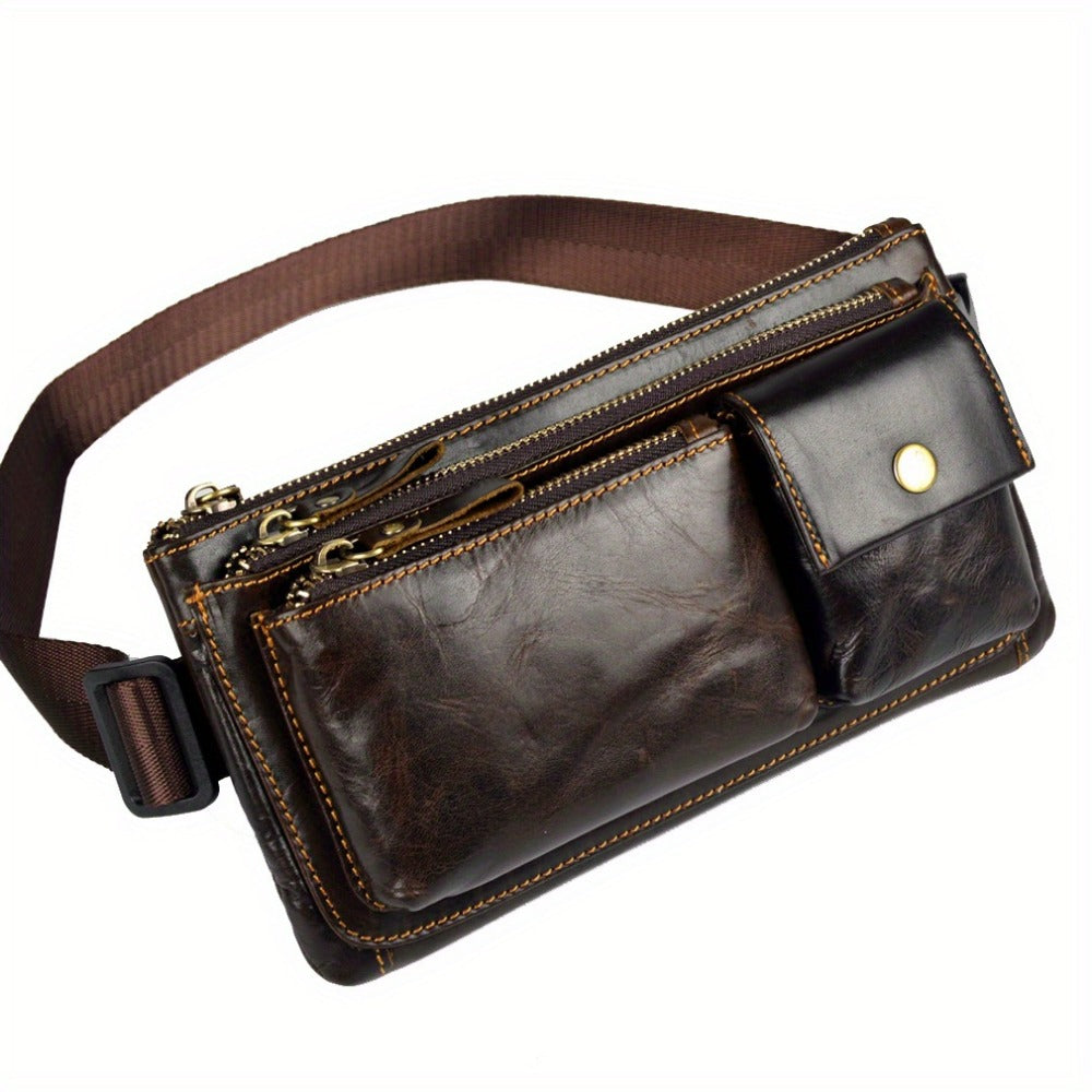 Waist Bag – Genuine Leather, Genuine Leather Waist Vintage Crazy – detail view 8