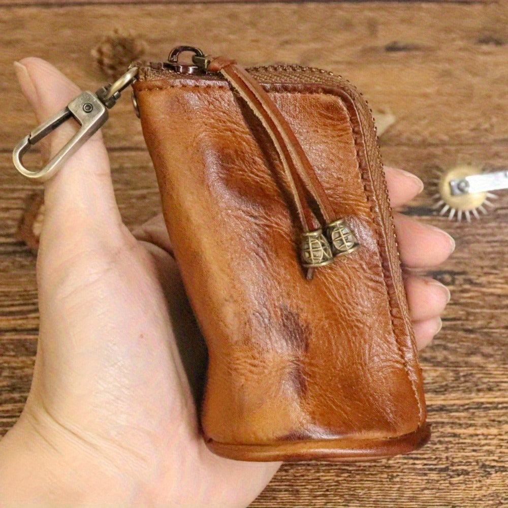 Waist Bag – Handcrafted Sporran Leather Coin Waist – detail view 12