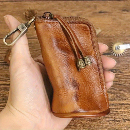 Waist Bag – Handcrafted Sporran Leather Coin Waist – detail view 12