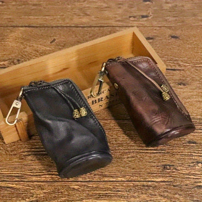Waist Bag – Handcrafted Sporran Leather Coin Waist – detail view 3