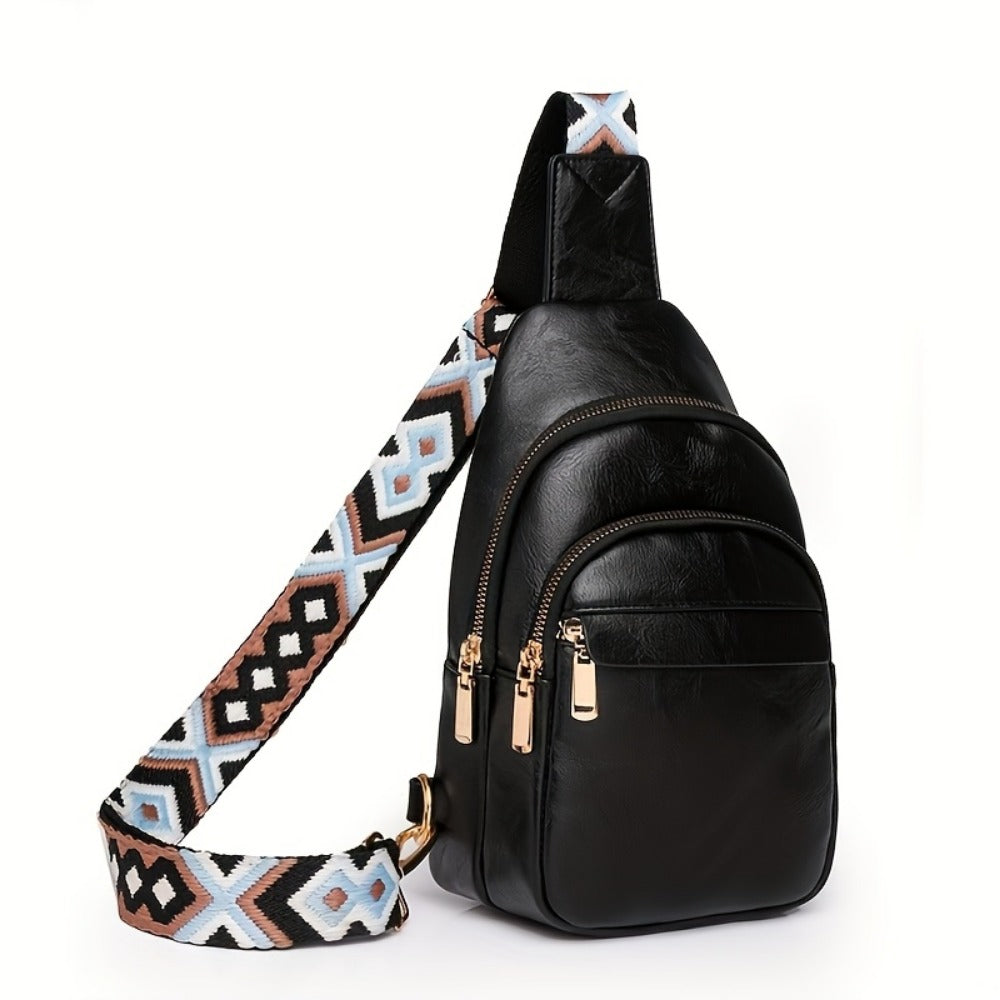 Waist Bag – PU Leather, Adjustable Strap, for Travel – detail view 8