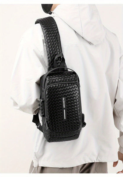 Waist Bag – PU Leather, USB Charging, Large Capacity – detail view 13