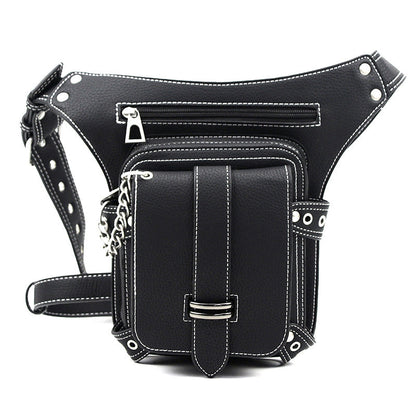 Waist Bag – Steampunk Vintage Waist Outdoor Phone – front view - product view 25