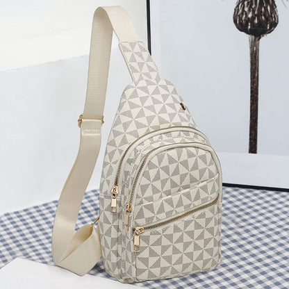 Waist Bag – for Travel, Small Geometric Pattern Waist Chest – detail view 7