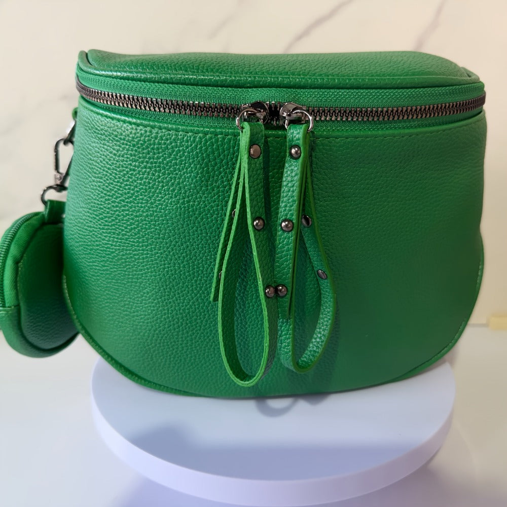 Waist Bag – 5 Colors, Vegan Leather, Large Capacity, for Everyday Use – detail view 10