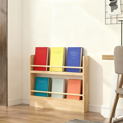 Wall-Mounted Narrow Bookshelf, Freestanding Bookcase for Organized Everyday Storage detail image - detail view 3