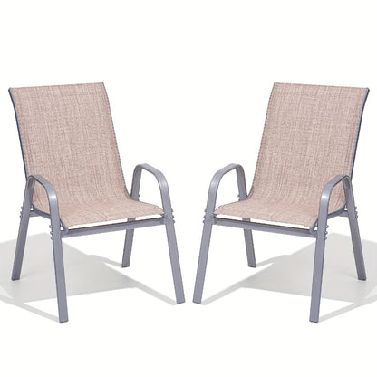 Wide Outdoor Chair with High Back and Multiple Color Options for Patio detail image - detail view 13
