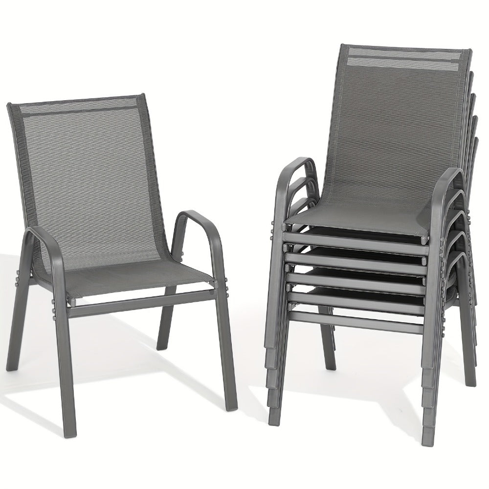 Wide Outdoor Chair with High Back and Multiple Color Options for Patio detail image - detail view 7