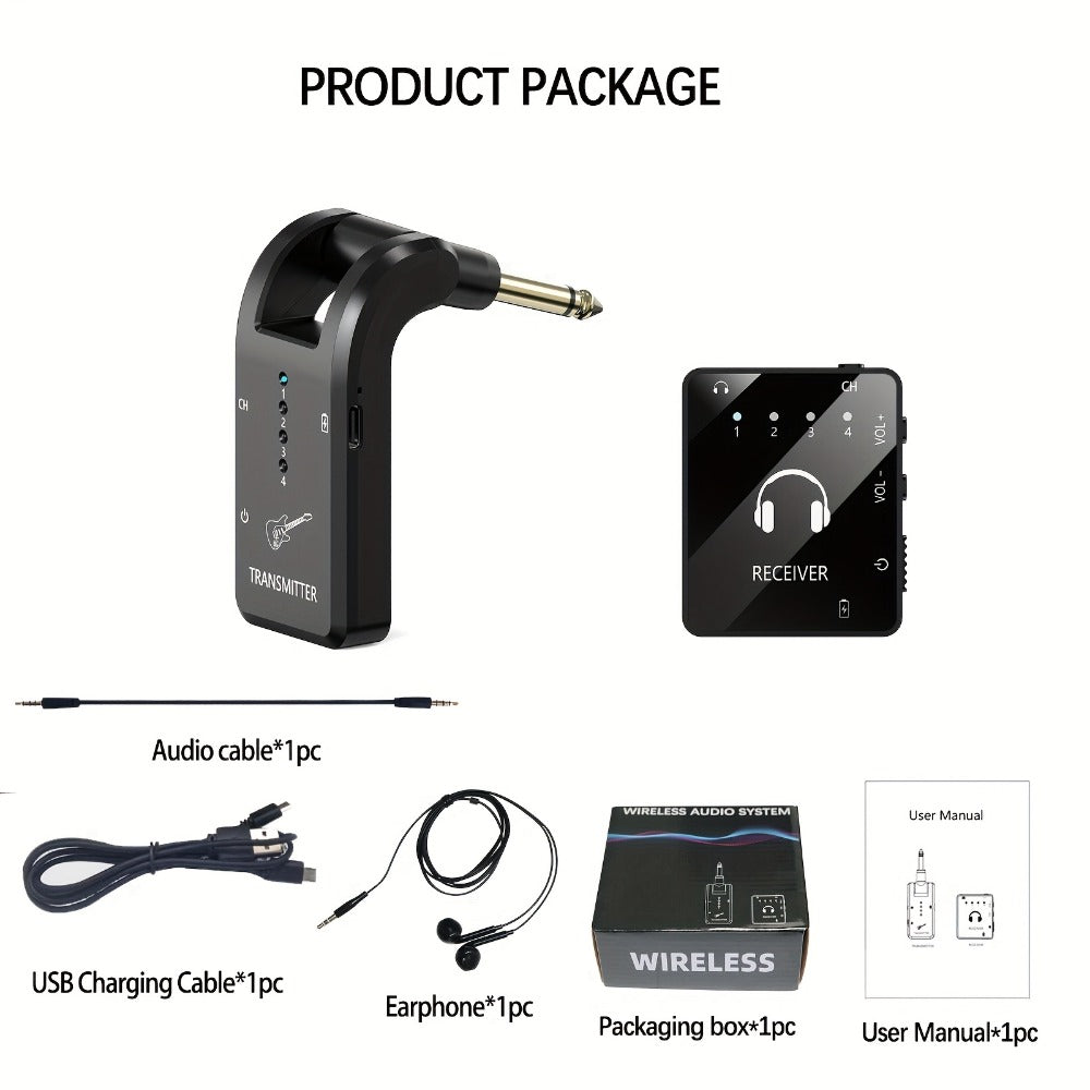 Wireless In-Ear Monitor System, Black, 2.4 GHz Wireless for Personal Monitoring detail image - detail view 3
