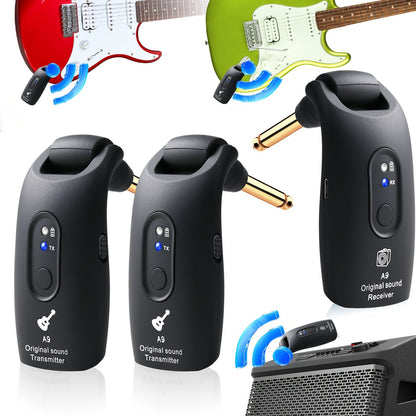 Wireless Instrument System shown in the Black - 2 TX & 1 RX option