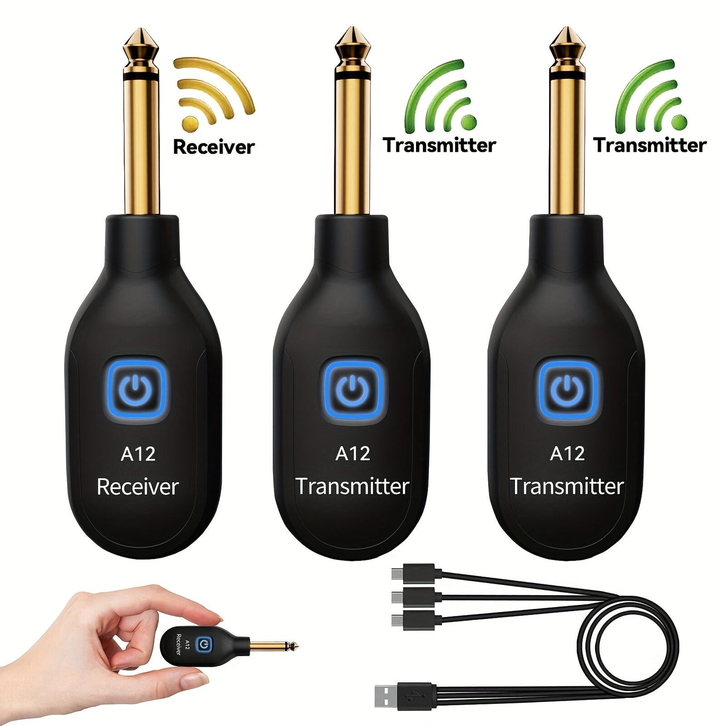 Wireless Instrument System shown in the 2TX+1RX option