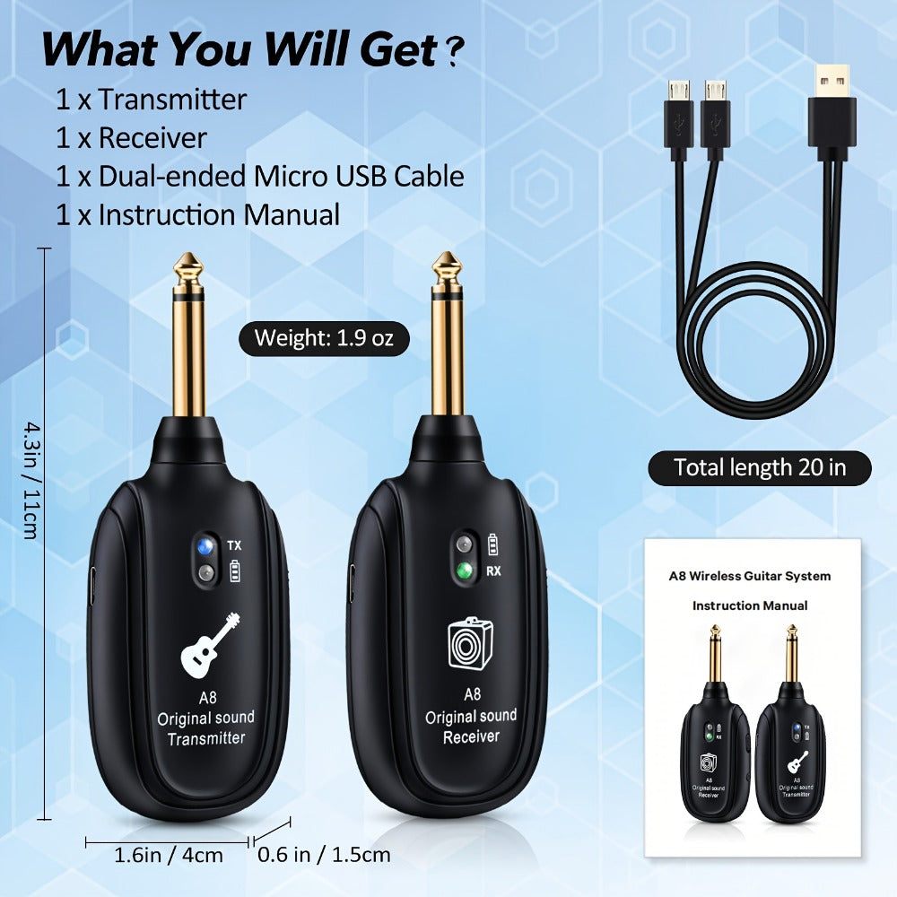Wireless Instrument System, Stereo, Wireless, USB for Wireless Connection Between A detail image - detail view 9