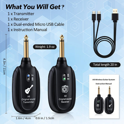 Wireless Instrument System, Stereo, Wireless, USB for Wireless Connection Between A detail image - detail view 9