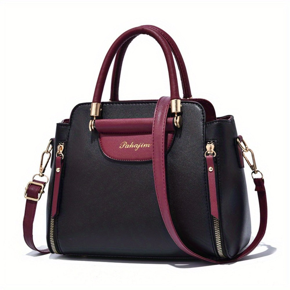 Crossbody Bag for Women – Color Block Stylish Satchel Multiple – detail view 5